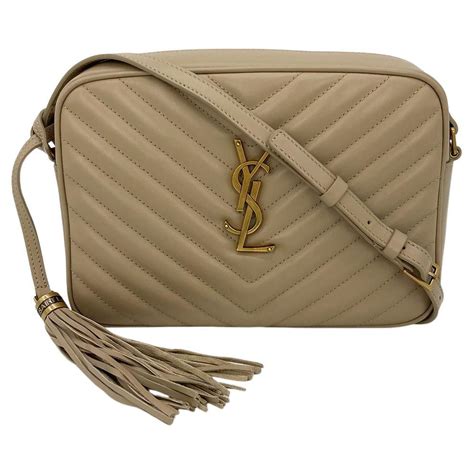 ysl lou camera bag outfit|ysl lou camera bag beige.